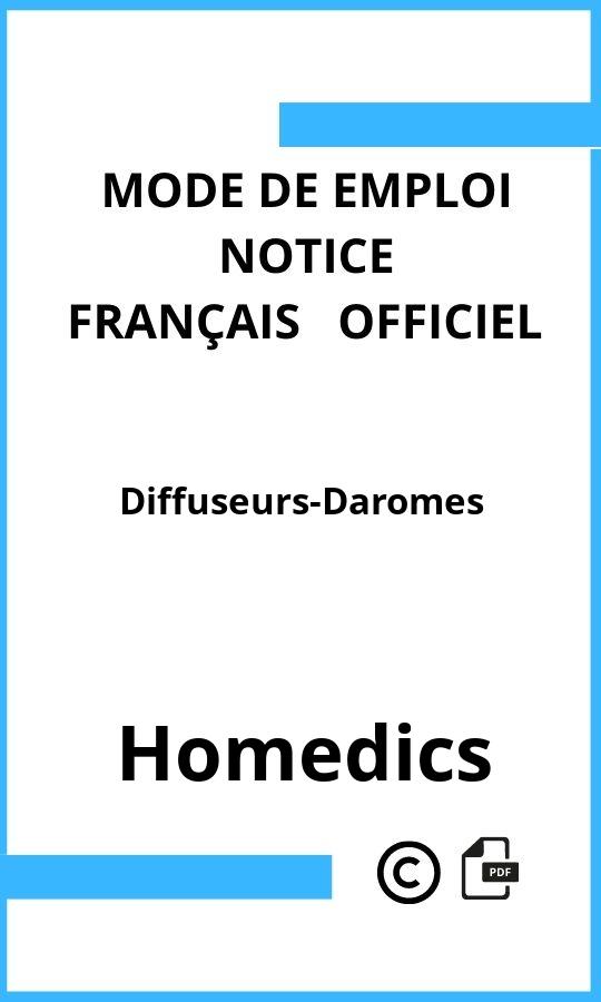 Mode d'emploi four Homedics Diffuseurs-Daromes Français