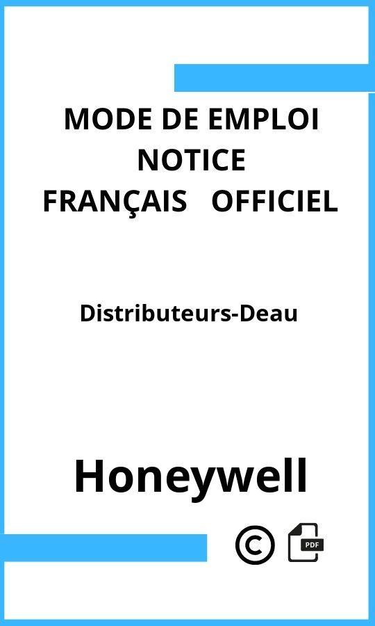 Distributeurs-Deau Honeywell Mode d'emploi Français