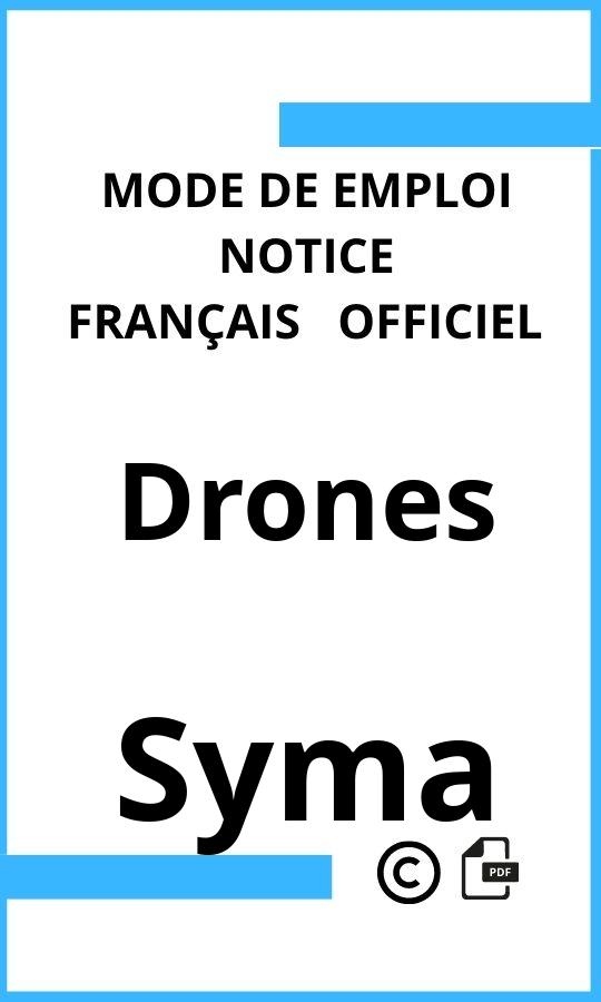 Drones Syma Mode d'emploi Français