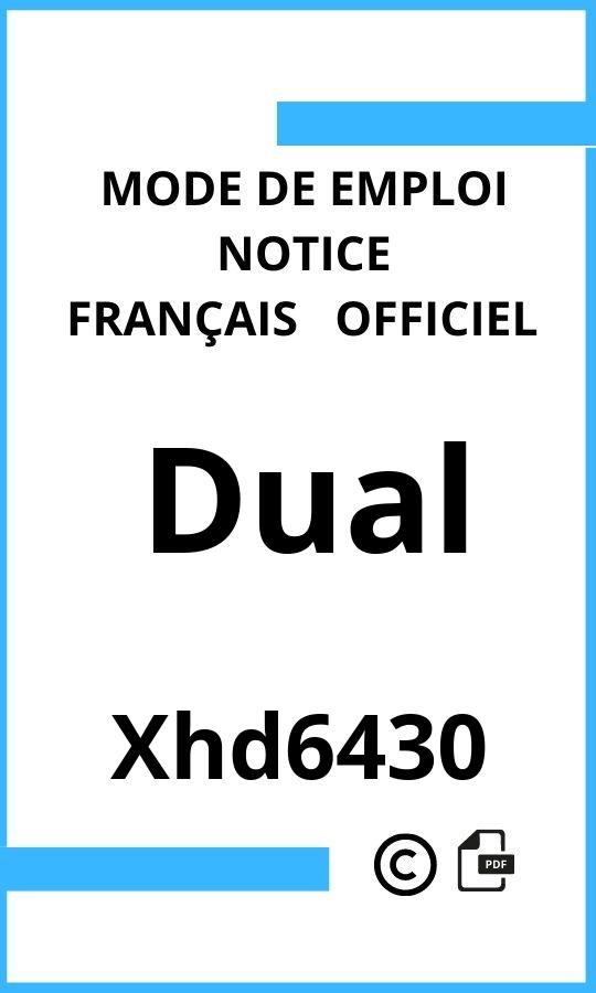 Mode d'emploi four Dual Xhd6430 Français