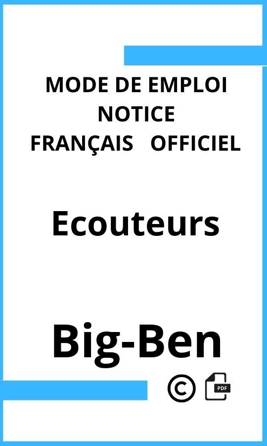 Mode d'emploi four Big-Ben Ecouteurs Français