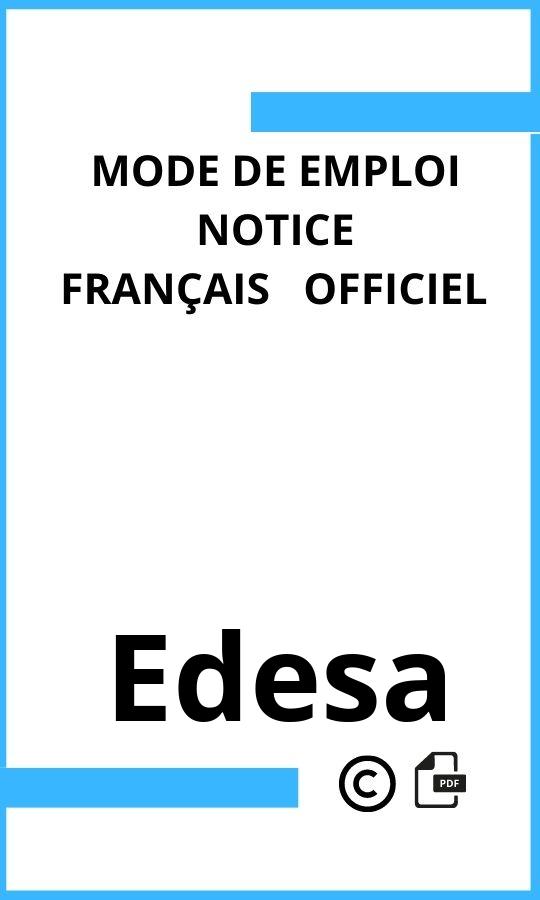 Mode d'emploi four Edesa  Français