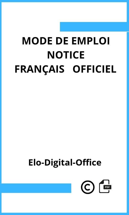 Elo-Digital-Office  Mode d'emploi Français