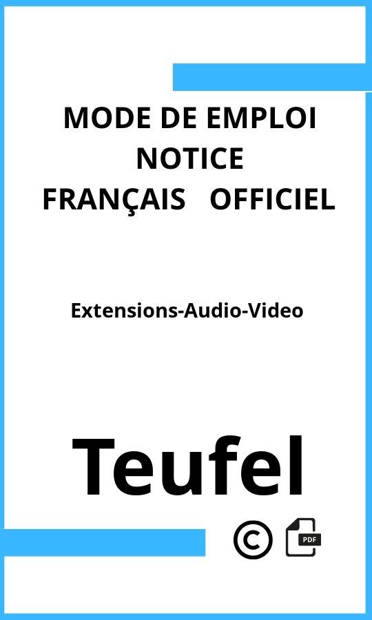 Teufel Extensions-Audio-Video Mode d'emploi Français