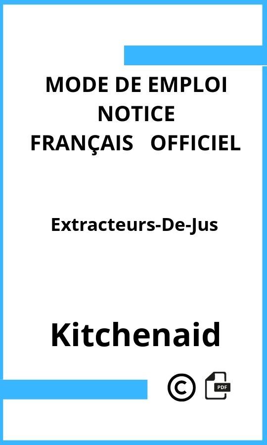 Kitchenaid Extracteurs-De-Jus Mode d'emploi Français