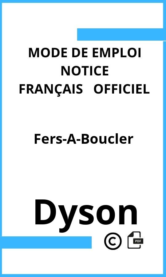 Fers-A-Boucler Dyson Mode d'emploi Français