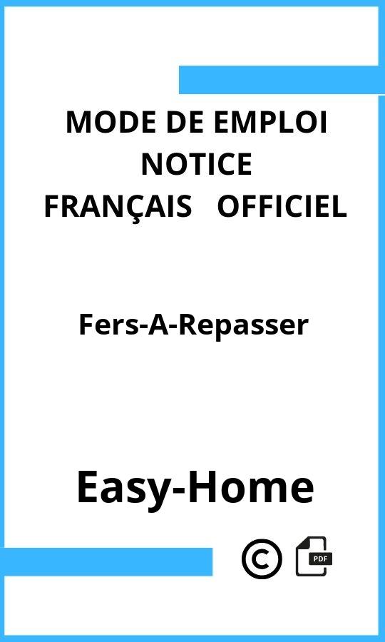 Mode d'emploi four Fers-A-Repasser Easy-Home Français