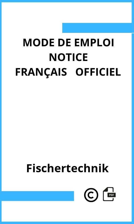 Mode d'emploi four Fischertechnik  Français