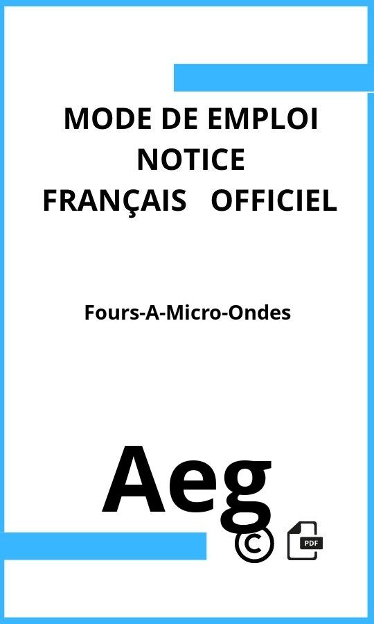 Aeg Fours-A-Micro-Ondes Mode d'emploi Français