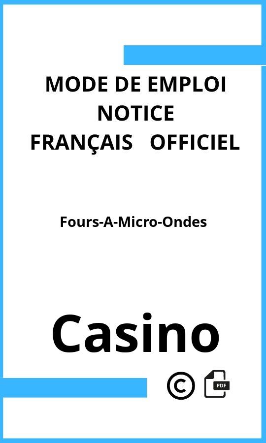 Fours-A-Micro-Ondes Casino Mode d'emploi Français