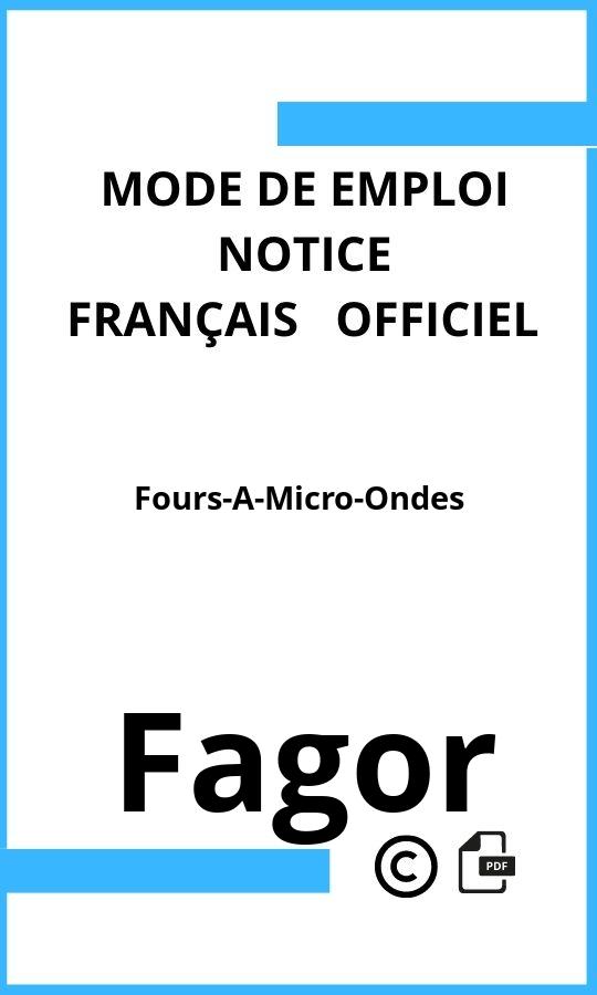 Mode d'emploi four Fagor Fours-A-Micro-Ondes Français