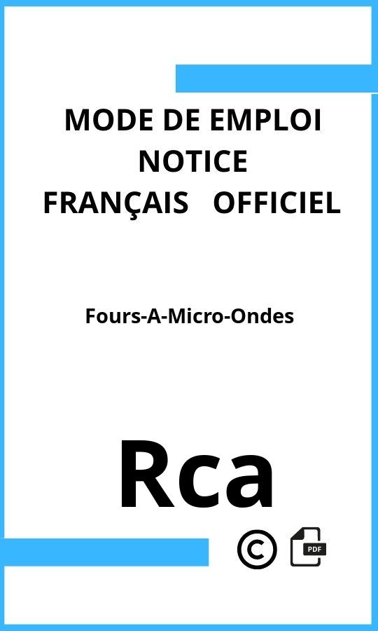 Fours-A-Micro-Ondes Rca Mode d'emploi Français