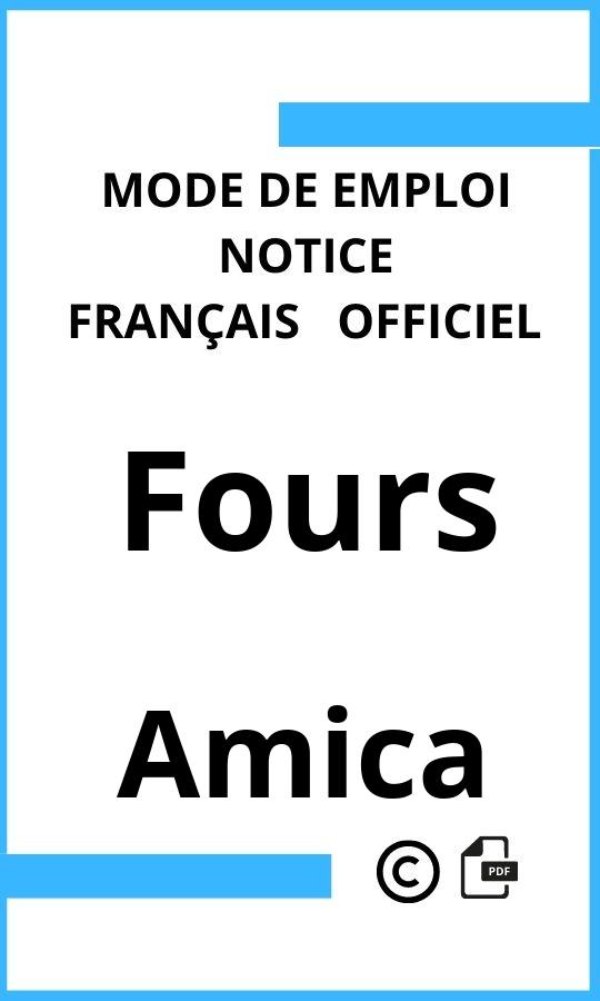 Mode d'emploi four Fours Amica Français