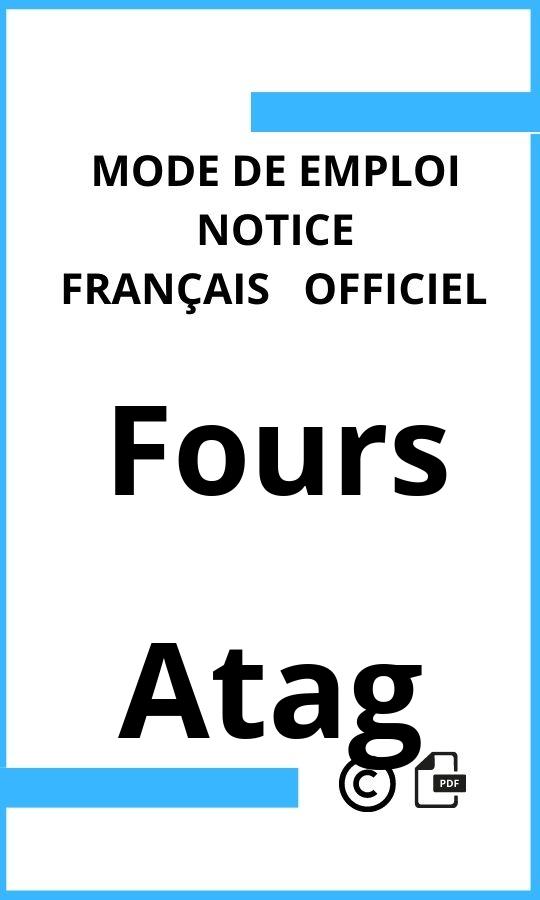 Mode d'emploi four Fours Atag Français