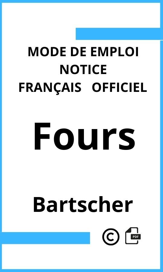 Bartscher Fours Mode d'emploi Français