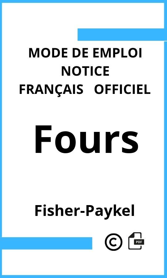 Fours Fisher-Paykel Mode d'emploi Français