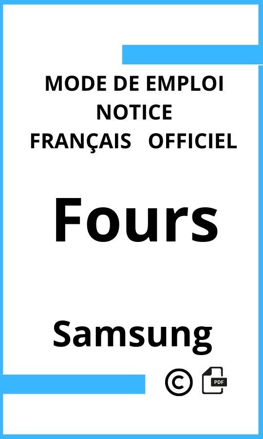 Mode d'emploi four Fours Samsung Français