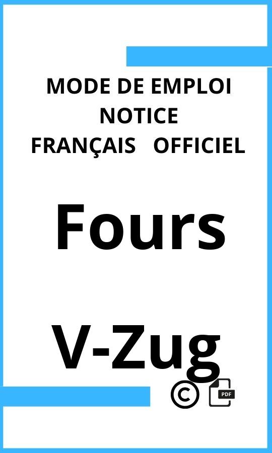 Fours V-Zug Mode d'emploi Français