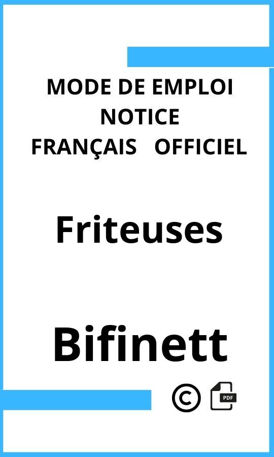 Mode d'emploi four Friteuses Bifinett Français