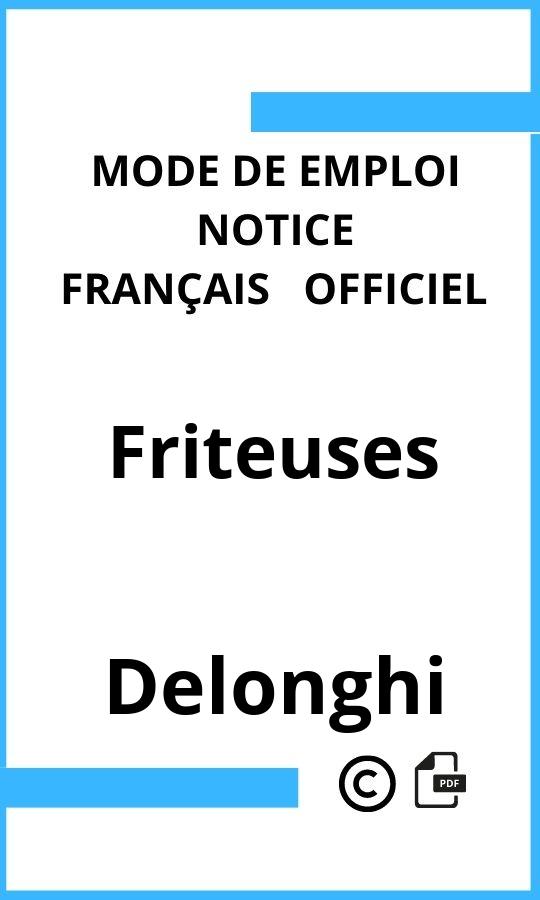 Friteuses Delonghi Mode d'emploi Français