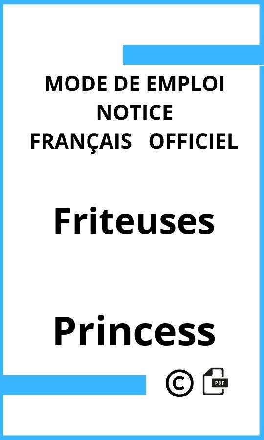 Mode d'emploi four Princess Friteuses Français