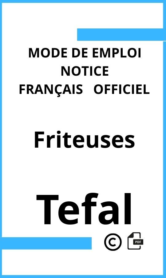 Mode d'emploi four Friteuses Tefal Français