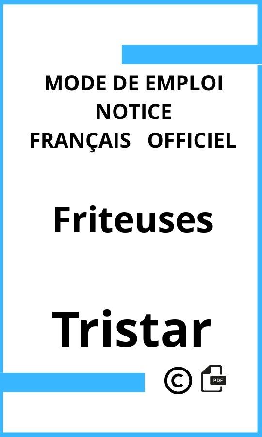 Friteuses Tristar Mode d'emploi Français