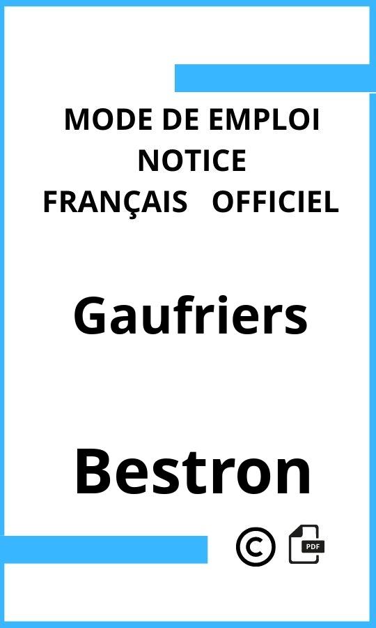 Bestron Gaufriers Mode d'emploi Français