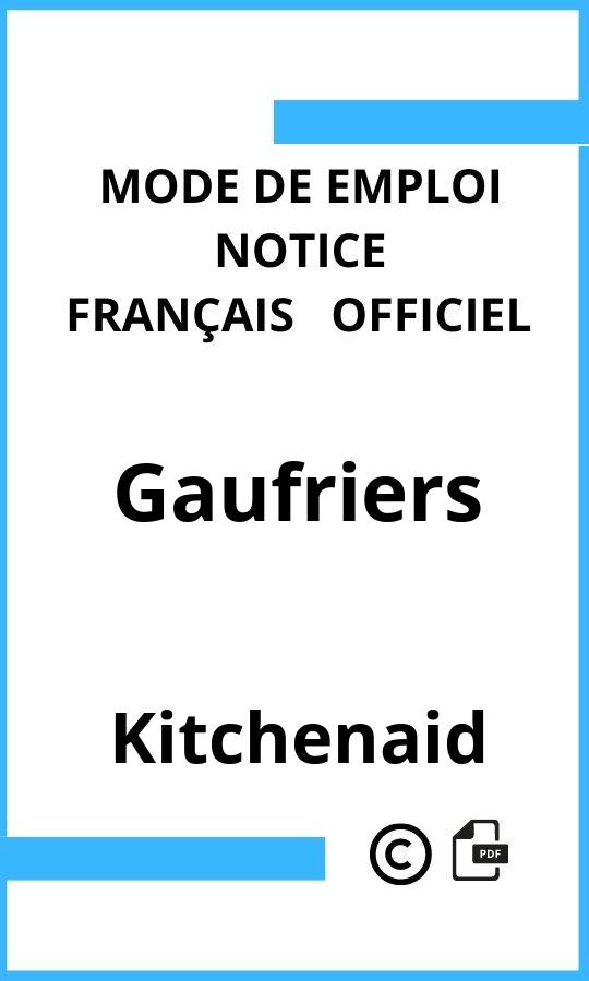 Kitchenaid Gaufriers Mode d'emploi Français