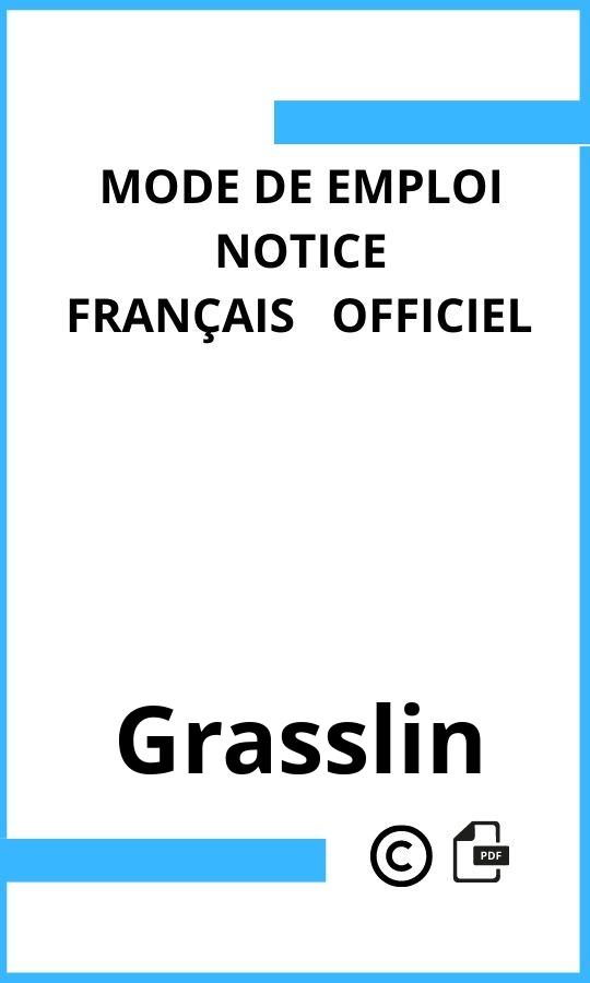 Grasslin  Mode d'emploi Français