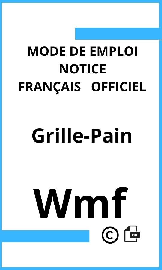 Mode d'emploi four Wmf Grille-Pain Français