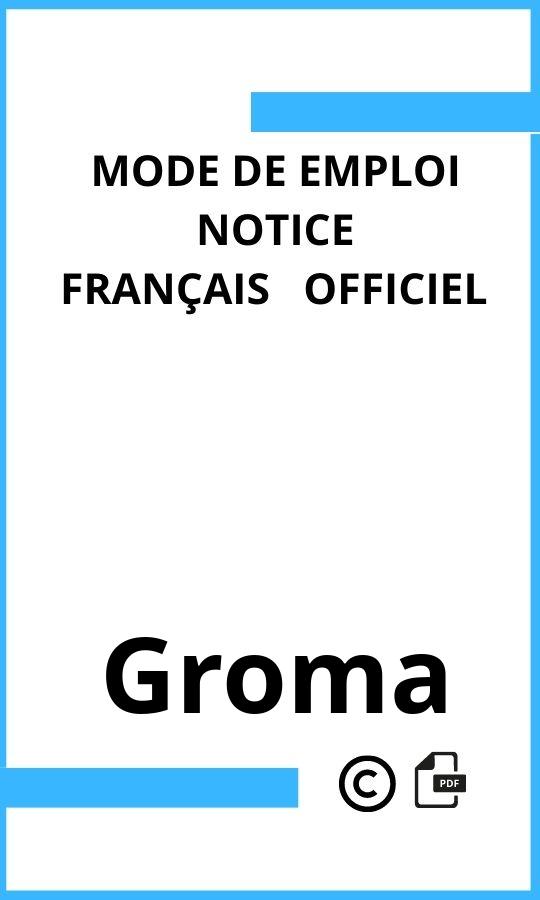  Groma Mode d'emploi Français