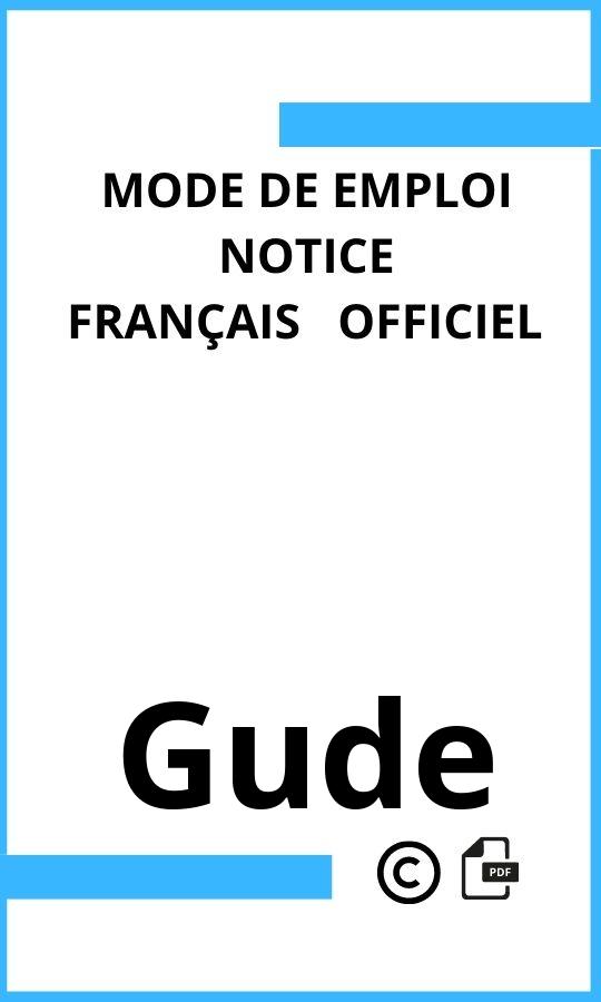 Gude  Mode d'emploi Français