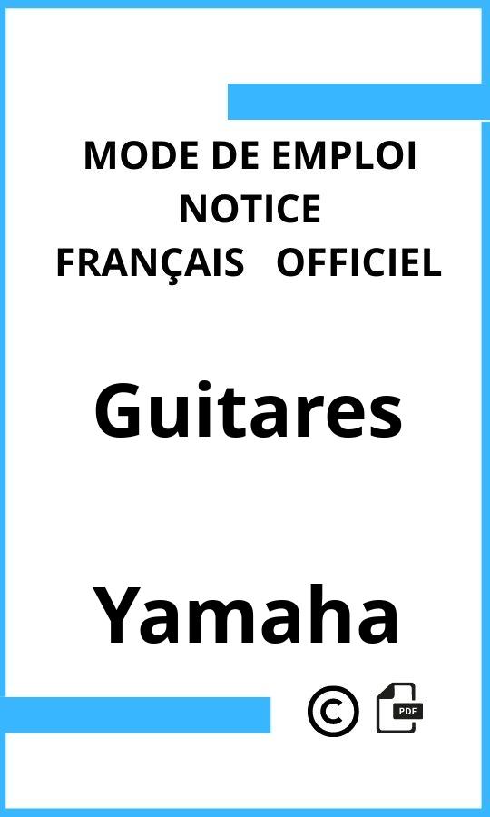 Mode d'emploi four Yamaha Guitares Français