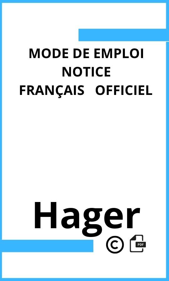  Hager Mode d'emploi Français