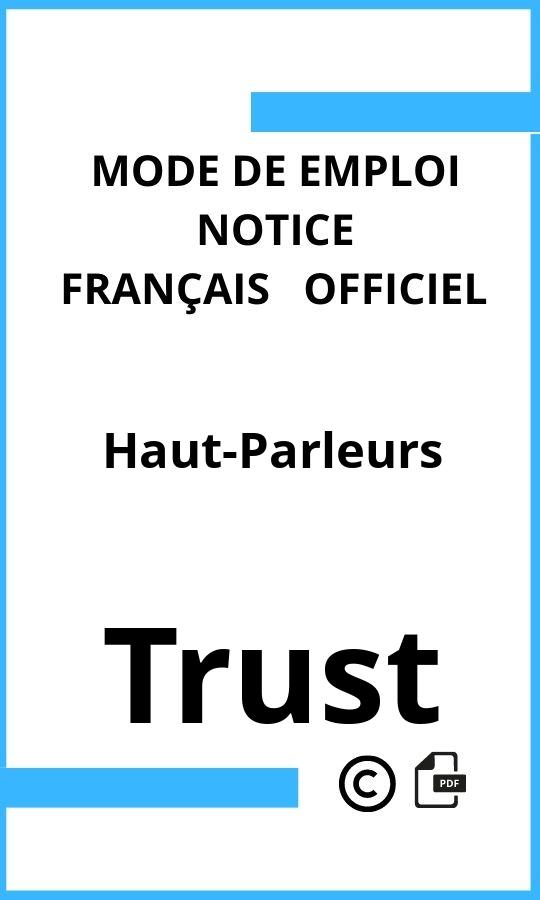 Mode d'emploi four Trust Haut-Parleurs Français