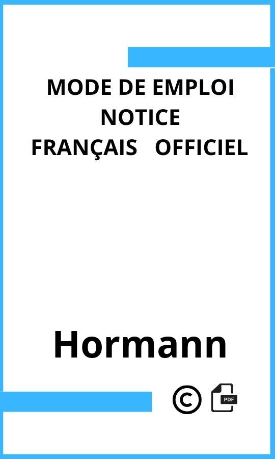 Hormann  Mode d'emploi Français