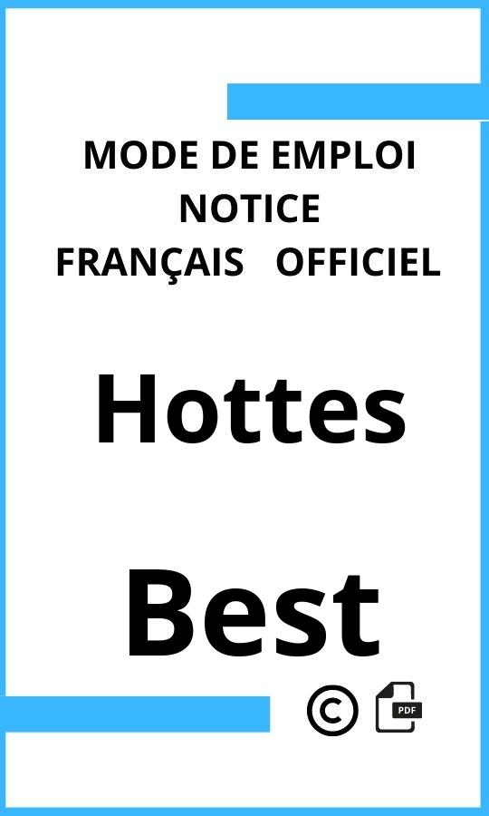 Best Hottes Mode d'emploi Français