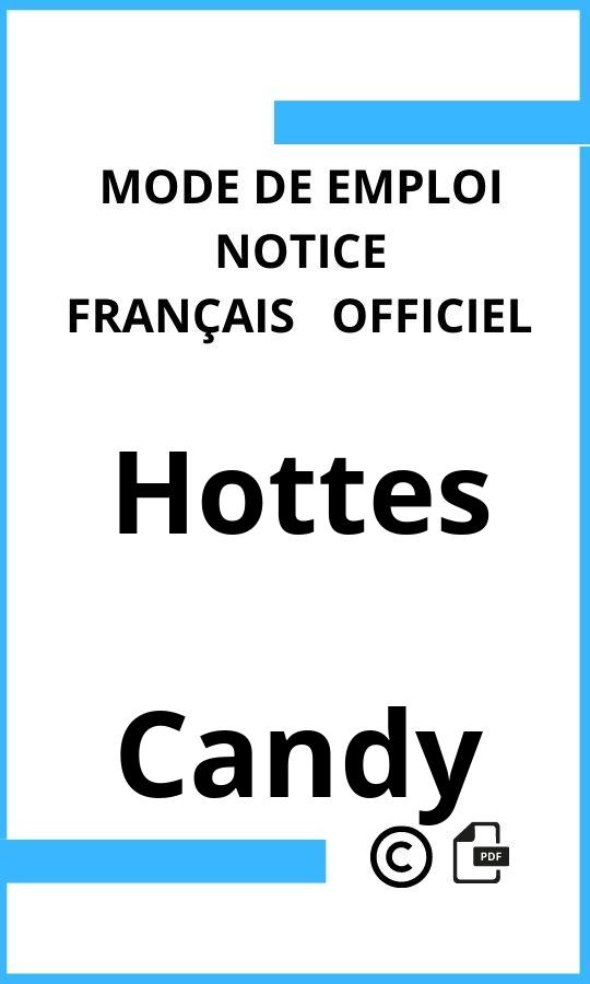 Hottes Candy Mode d'emploi Français