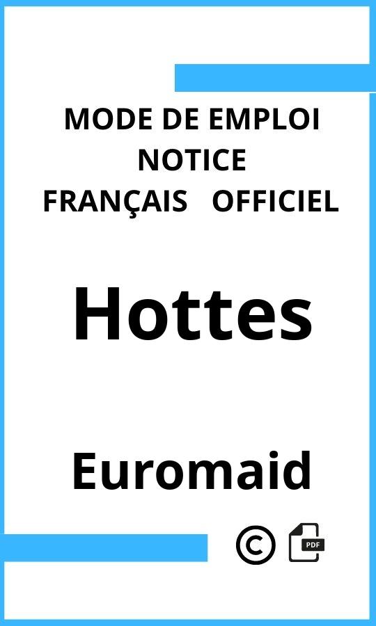 Euromaid Hottes Mode d'emploi Français