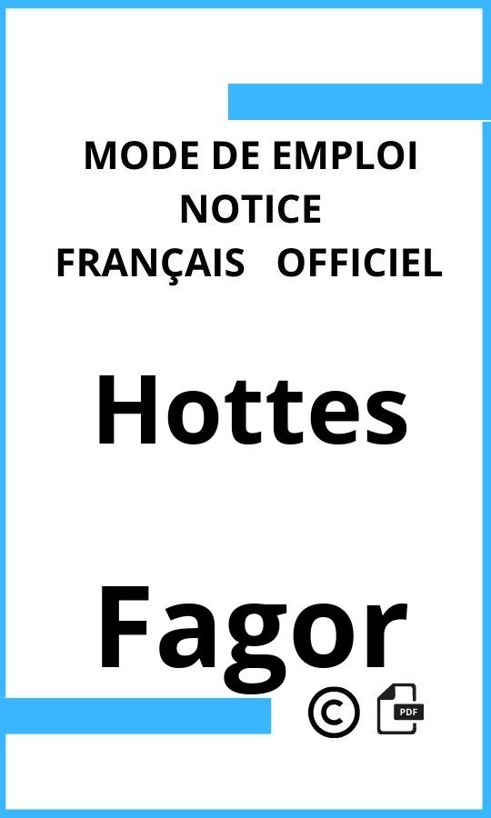 Fagor Hottes Mode d'emploi Français