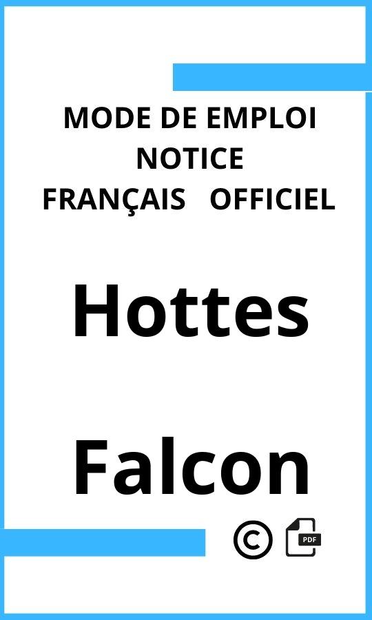 Mode d'emploi four Hottes Falcon Français