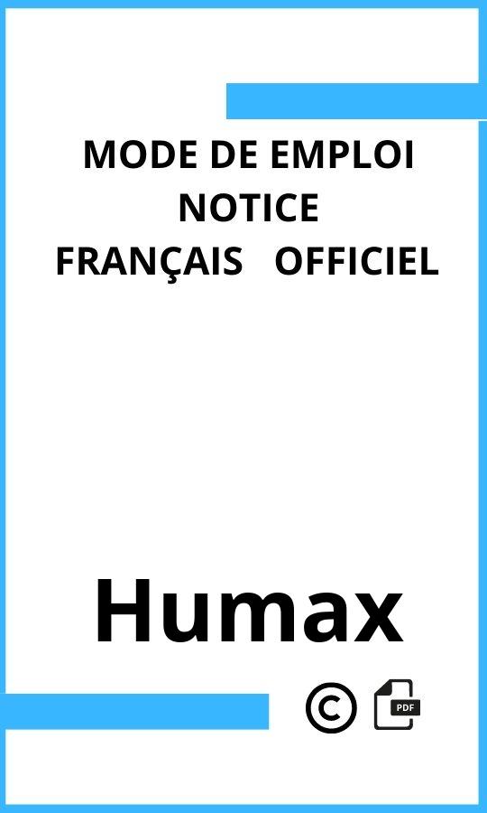  Humax Mode d'emploi Français