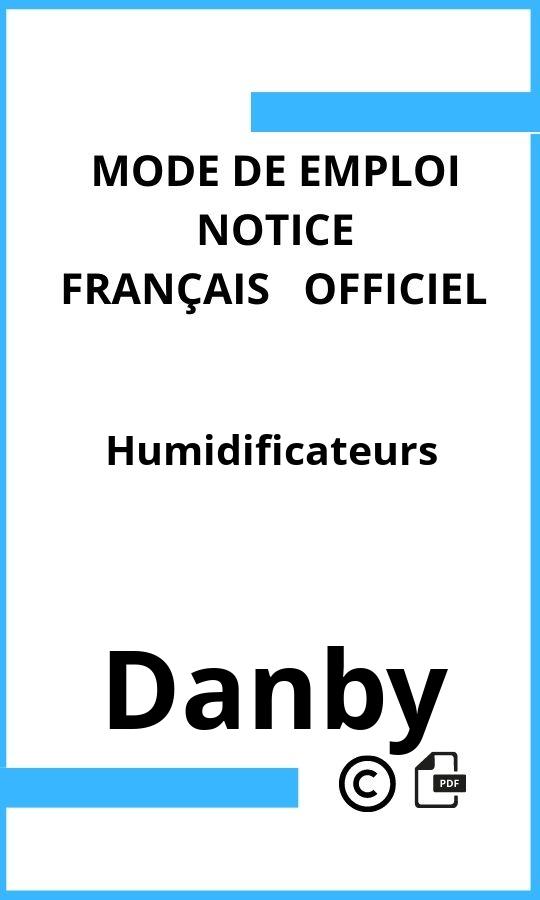 Danby Humidificateurs Mode d'emploi Français