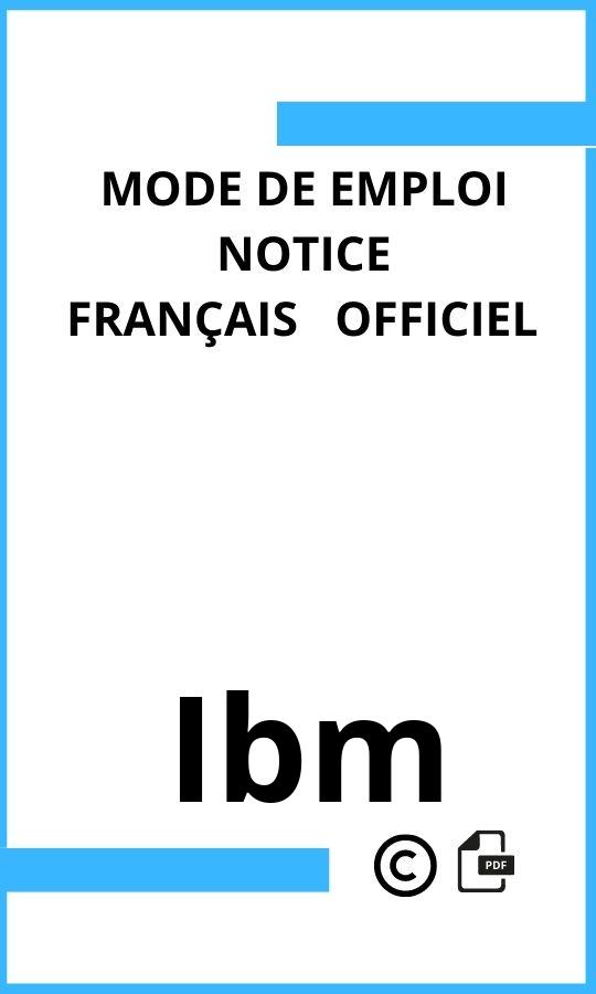 Ibm  Mode d'emploi Français