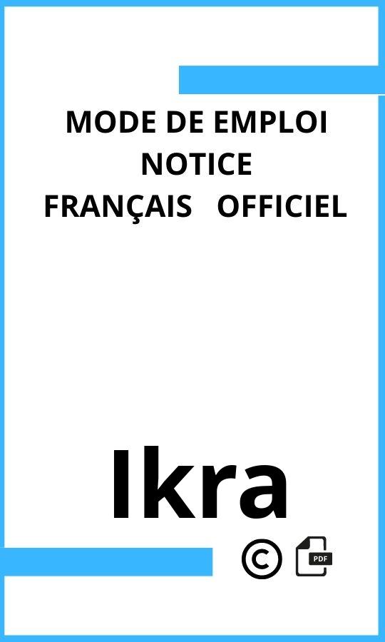 Mode d'emploi four  Ikra Français