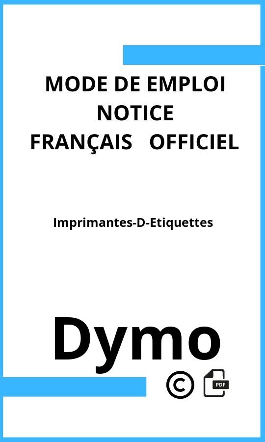 Imprimantes-D-Etiquettes Dymo Mode d'emploi Français