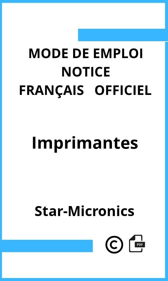 Imprimantes Star-Micronics Mode d'emploi Français