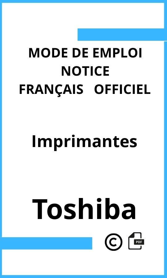 Imprimantes Toshiba Mode d'emploi Français