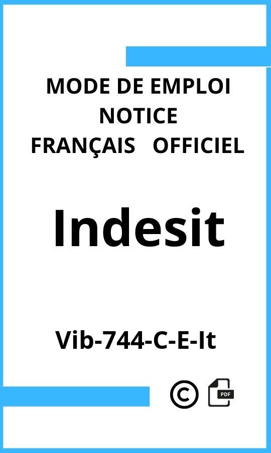 Mode d'emploi four Indesit Vib-744-C-E-It Français